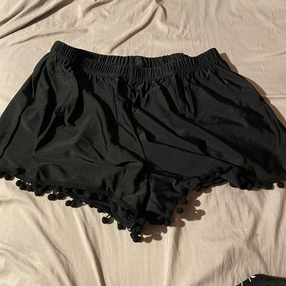 Shein two piece bathing suit. Black swim shorts